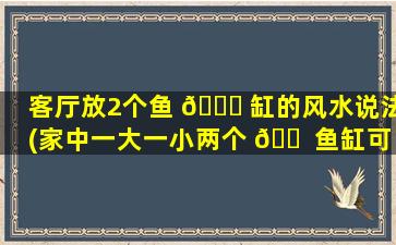 客厅放2个鱼 🐝 缸的风水说法(家中一大一小两个 🐠 鱼缸可以吗)